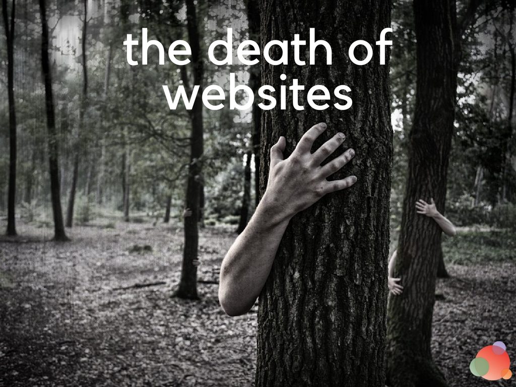 the death of websites