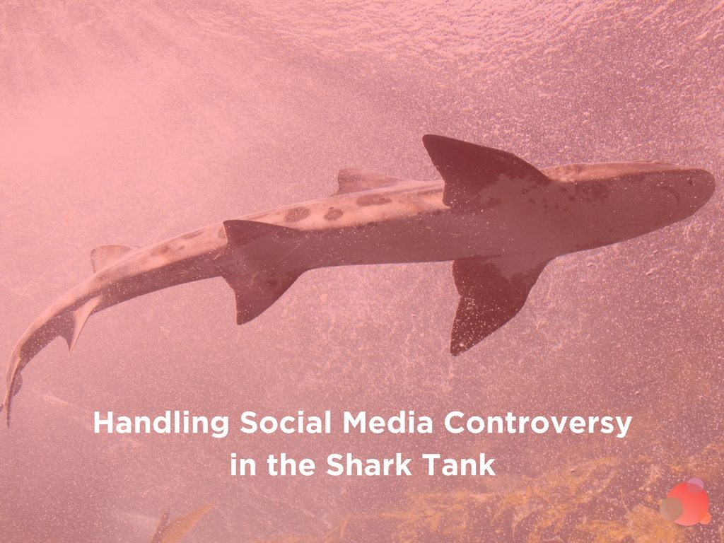 Handling Social Media Controversy in the Shark Tank